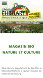 Mobile Screenshot of nature-et-culture.fr